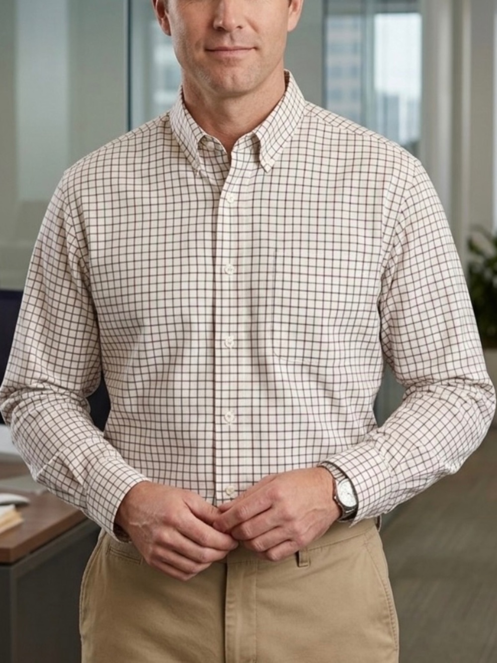 Duluth Trading Co. Men’s Button Down Shirt | Size Large | Plaid